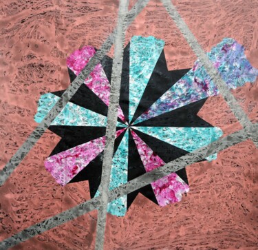 Картина под названием "Supernova" - Sumit Ratta, Подлинное произведение искусства, Акрил