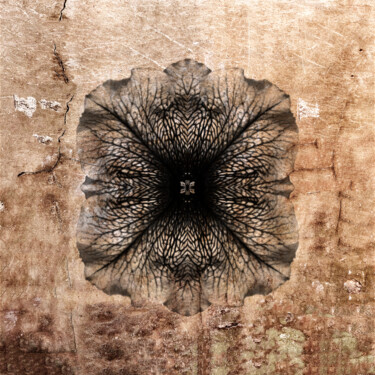 Arts numériques intitulée "Veins in my petals" par Sumit Ratta, Œuvre d'art originale, Peinture numérique