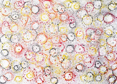 Composition No. 301 Peinture intitulée "Composition No. 301" par Sumit Mehndiratta, Œuvre d'art originale, Acrylique Monté sur Châssis