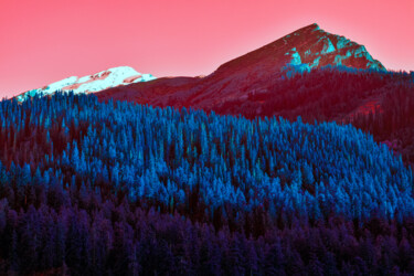 Photography titled "Mountainscape in ec…" by Sumit Mehndiratta, Original Artwork, Digital Photography
