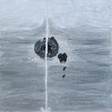 Картина под названием "Right or wrong3" - Summer Wang, Подлинное произведение искусства, Масло