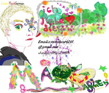 Design intitolato "GermanLiLy" da Lily Moonheart, Opera d'arte originale, Gioielli