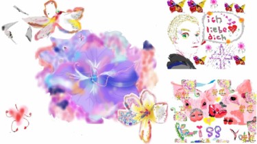 "Flower-germany" başlıklı Design Lily Moonheart tarafından, Orijinal sanat, Takı
