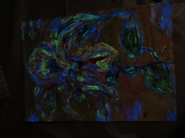 Pittura intitolato "darkness_if" da Lily Moonheart, Opera d'arte originale, Cartone