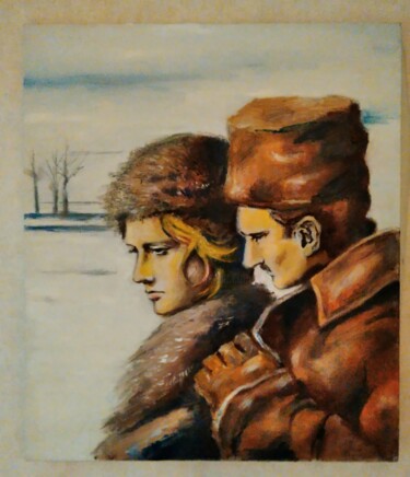 Painting titled "ZHIVAGO" by Sunao F, Original Artwork, Oil