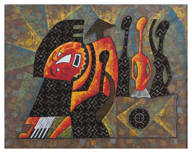 Peinture intitulée "“Racines”" par Suncréa, Œuvre d'art originale, Acrylique
