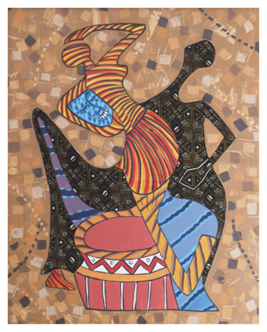 Peinture intitulée "“Le Rythme”" par Suncréa, Œuvre d'art originale, Acrylique