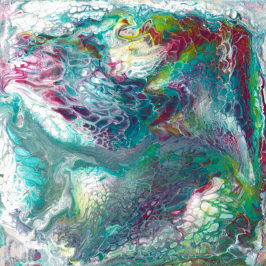 Картина под названием "Nature Series - Sna…" - Sung Lee, Подлинное произведение искусства, Акрил Установлен на Деревянная па…