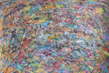 Рисунок под названием "Logos {11}" - Lina Stern, Подлинное произведение искусства, Цветные карандаши