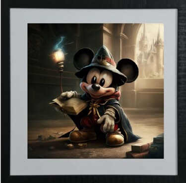 Digital Arts titled "Mickey" by Suny, Original Artwork, AI generated image