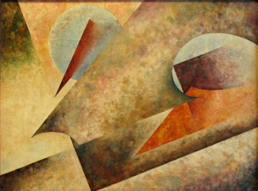 Картина под названием "Composition 208  Пл…" - Dmitri Malenki, Подлинное произведение искусства