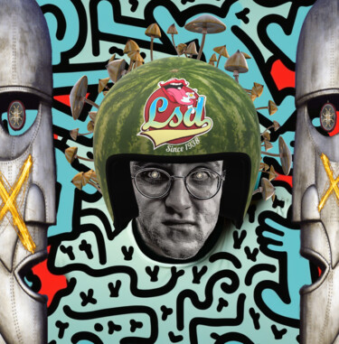Arte digitale intitolato "Soy el Capitán Sand…" da Supreme Goonz, Opera d'arte originale, Collage digitale