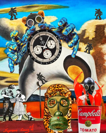 Arts numériques intitulée "Surrealism at eight…" par Supreme Goonz, Œuvre d'art originale, Collage numérique