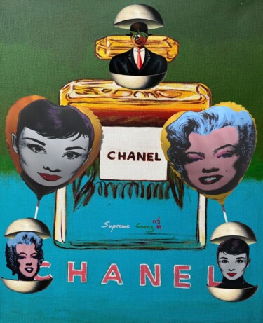 Collages titulada "Chanel N°5" por Supreme Goonz, Obra de arte original, Collages digitales