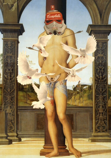 Digital Arts titled "Sebastian Campbells" by Supreme Goonz, Original Artwork, Digital Collage