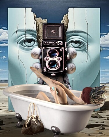 Arte digital titulada "Sin intimidad" por Supreme Goonz, Obra de arte original, Collages digitales