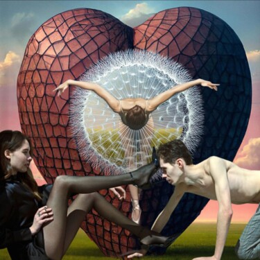 Digital Arts titled "Amor bailante" by Supreme Goonz, Original Artwork, Collages