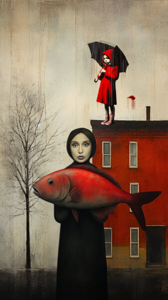 Arte digital titulada "Caviar de Beluga" por Supreme Goonz, Obra de arte original, Collages digitales