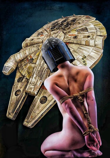 Arte digital titulada "Falcon Bondage" por Supreme Goonz, Obra de arte original, Collages digitales