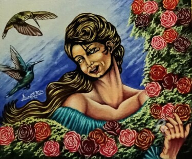 "The Beauty Of Nature" başlıklı Tablo Surajit Purkait tarafından, Orijinal sanat, Akrilik Ahşap panel üzerine monte edilmiş