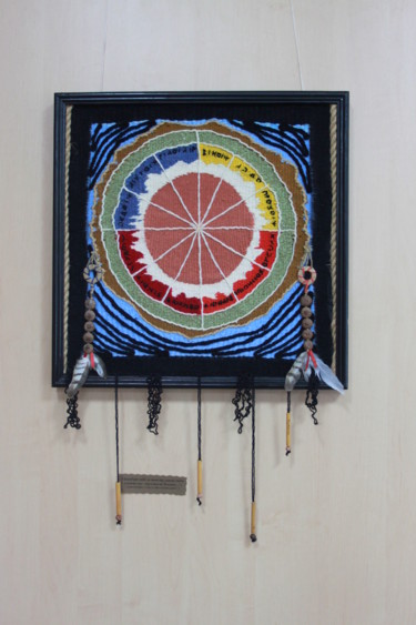 Ловец снов Textile Art titled "Ловец снов" by Виктория Миронова, Original Art, Tapestry