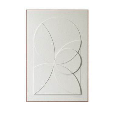 Sculpture titled "Unfold" by Sureen Gouws, Original Artwork, Acrylic Mounted on Wood Panel