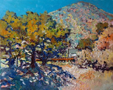 Painting titled "Sunny Day, Californ…" by Suren Nersisyan, Original Artwork, Oil