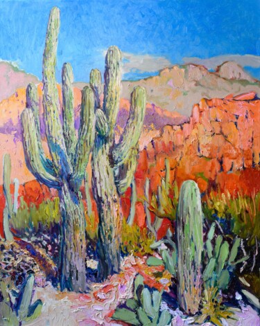 Saguaro cactus Art photography nude model desert southwest 