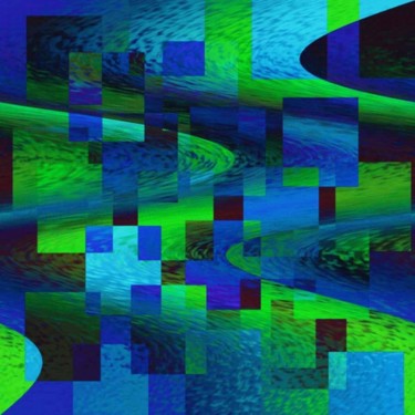 Digitale Kunst mit dem Titel "Windows" von B.K. Sundaresan, Original-Kunstwerk, Digitale Malerei