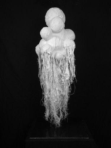 Heykel, mixed media, soyut sanat, sanat eseri Anne Cecile Surga tarafından