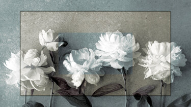 Photography titled "Last Peonies of the…" by Susan Maxwell Schmidt, Original Artwork, Manipulated Photography