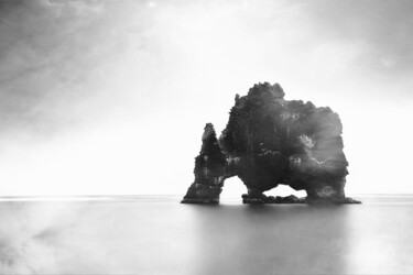 Photography titled "Hvitserkur in the M…" by Susan Maxwell Schmidt, Original Artwork, Digital Photography