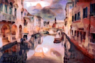 Digitale Kunst mit dem Titel "After the Venetian…" von Susan Maxwell Schmidt, Original-Kunstwerk, Digitale Malerei