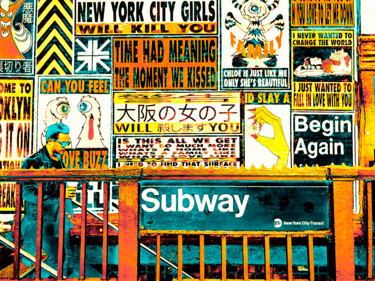 Fotografia intitulada "New York City Trans…" por Susan Maxwell Schmidt, Obras de arte originais, Fotografia digital