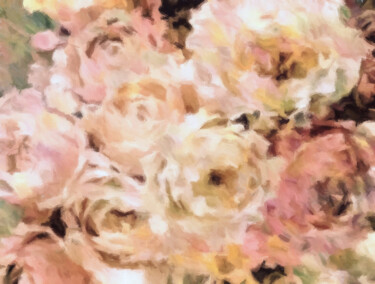 Arte digitale intitolato "Victorian Rose Blos…" da Susan Maxwell Schmidt, Opera d'arte originale, Pittura digitale