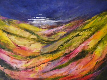 Painting titled "Whereever - Origina…" by Susan Monk, Original Artwork, Acrylic