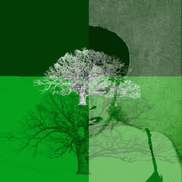 Digital Arts titled "green-woman.jpg" by Susan Williams, Original Artwork, Digital Painting