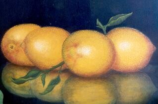Pintura titulada "limones" por Susana D Momo, Obra de arte original, Oleo