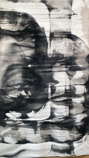 Картина под названием "Ikigai" - Susana Martín Villarrubia, Подлинное произведение искусства, Чернила