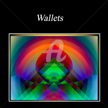 Цифровое искусство под названием "WALLETS" - Susana Wildner Fox, Подлинное произведение искусства, Цифровая живопись