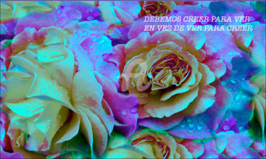 Arte digital titulada "CREER Y SER" por Susana Wildner Fox, Obra de arte original, Pintura Digital