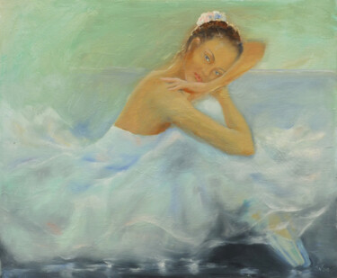 Картина под названием "Esmeralda, Ballet d…" - Susana Zarate, Подлинное произведение искусства, Масло
