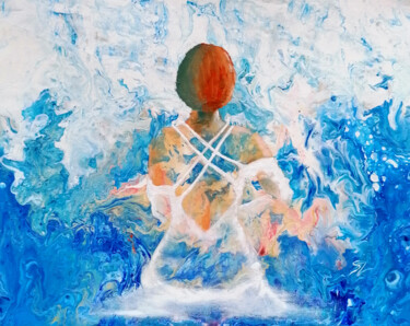 Peinture intitulée "Meditation" par Susana Zarate, Œuvre d'art originale, Acrylique