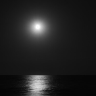 Fotografia zatytułowany „Moonrise - Dialogue…” autorstwa Susanna Patras, Oryginalna praca, Fotografia cyfrowa