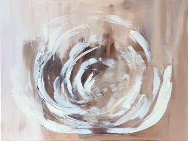 Картина под названием "Lotusblüte- Lotus F…" - Susanna Schorr, Подлинное произведение искусства, Акрил Установлен на Деревян…