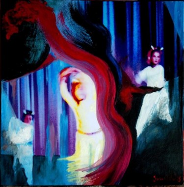 Pittura intitolato "Ballerine 2" da Susanna De Paolis, Opera d'arte originale