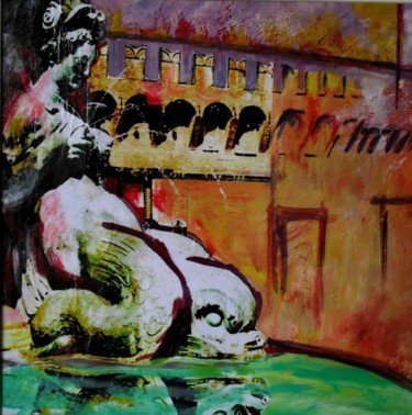 Pittura intitolato "Bologna 1" da Susanna De Paolis, Opera d'arte originale, Olio