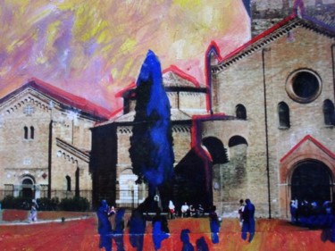 Pittura intitolato "Bologna 3" da Susanna De Paolis, Opera d'arte originale
