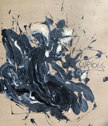 Pintura titulada "Curious Incident" por Susanne Kirsch, Obra de arte original, Acrílico Montado en Bastidor de camilla de ma…