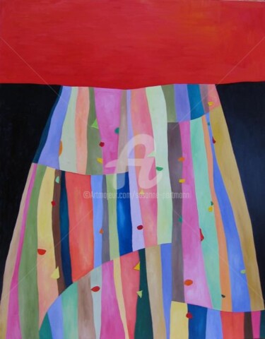 Картина под названием "cascata" - Susanne Portmann, Подлинное произведение искусства